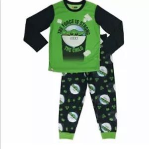 Star Wars Lego Yoda The Force is Strong Boys Pajama Set Size 6/7